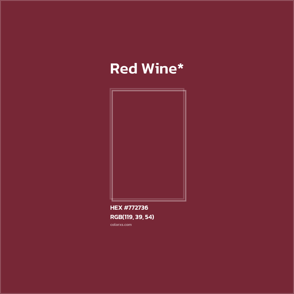HEX #772736 Color Name, Color Code, Palettes, Similar Paints, Images