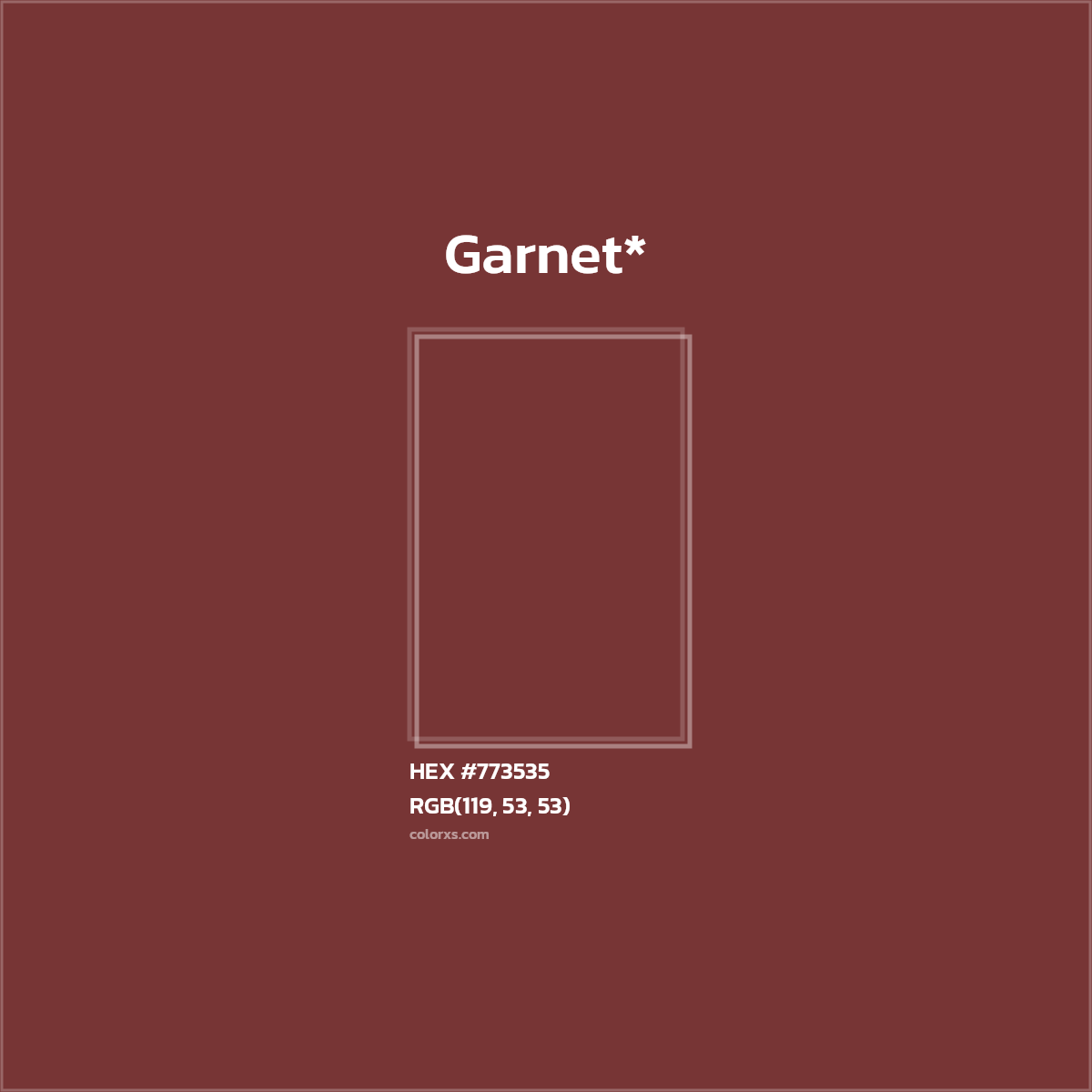 HEX #773535 Color Name, Color Code, Palettes, Similar Paints, Images