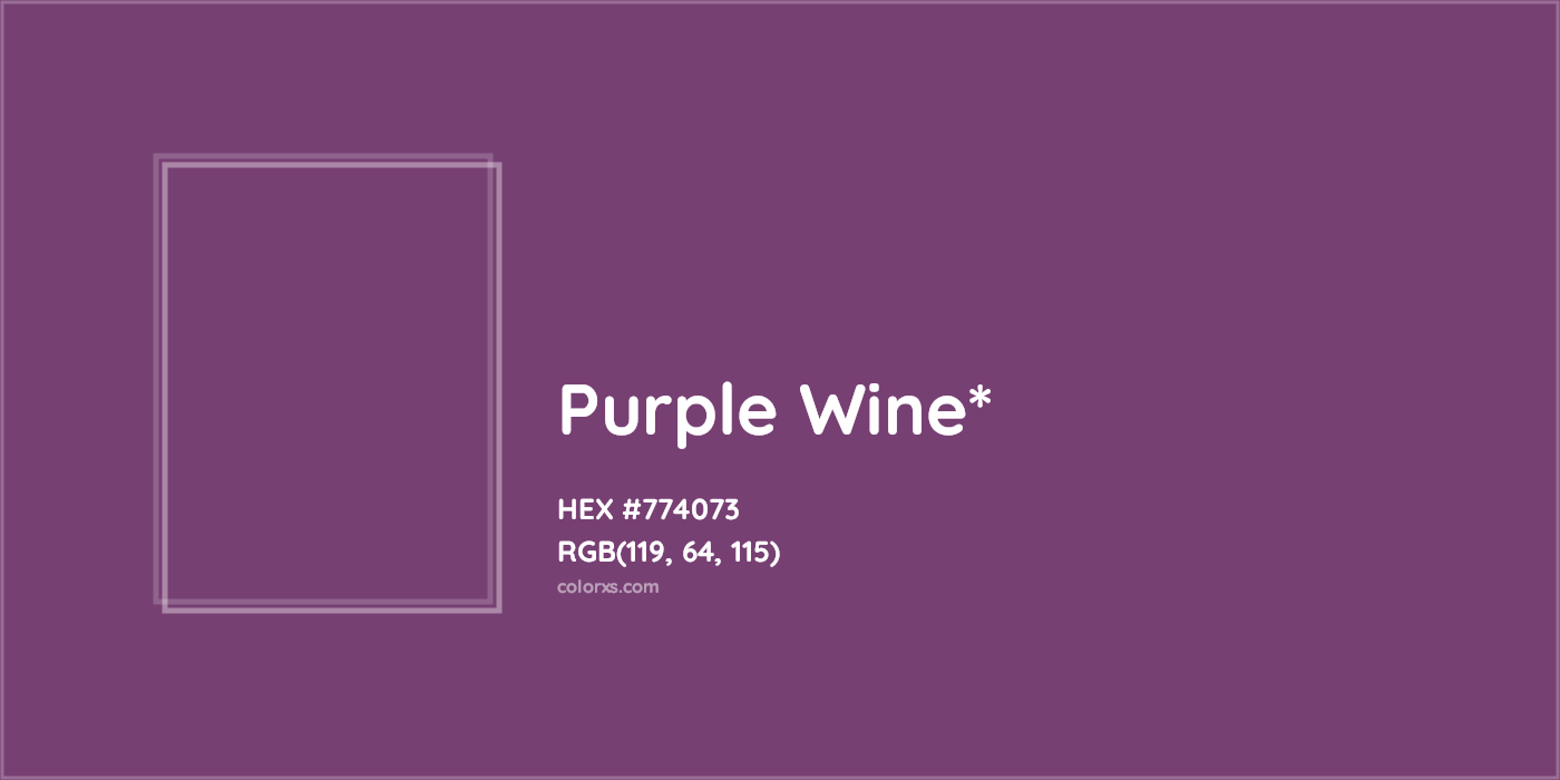 HEX #774073 Color Name, Color Code, Palettes, Similar Paints, Images
