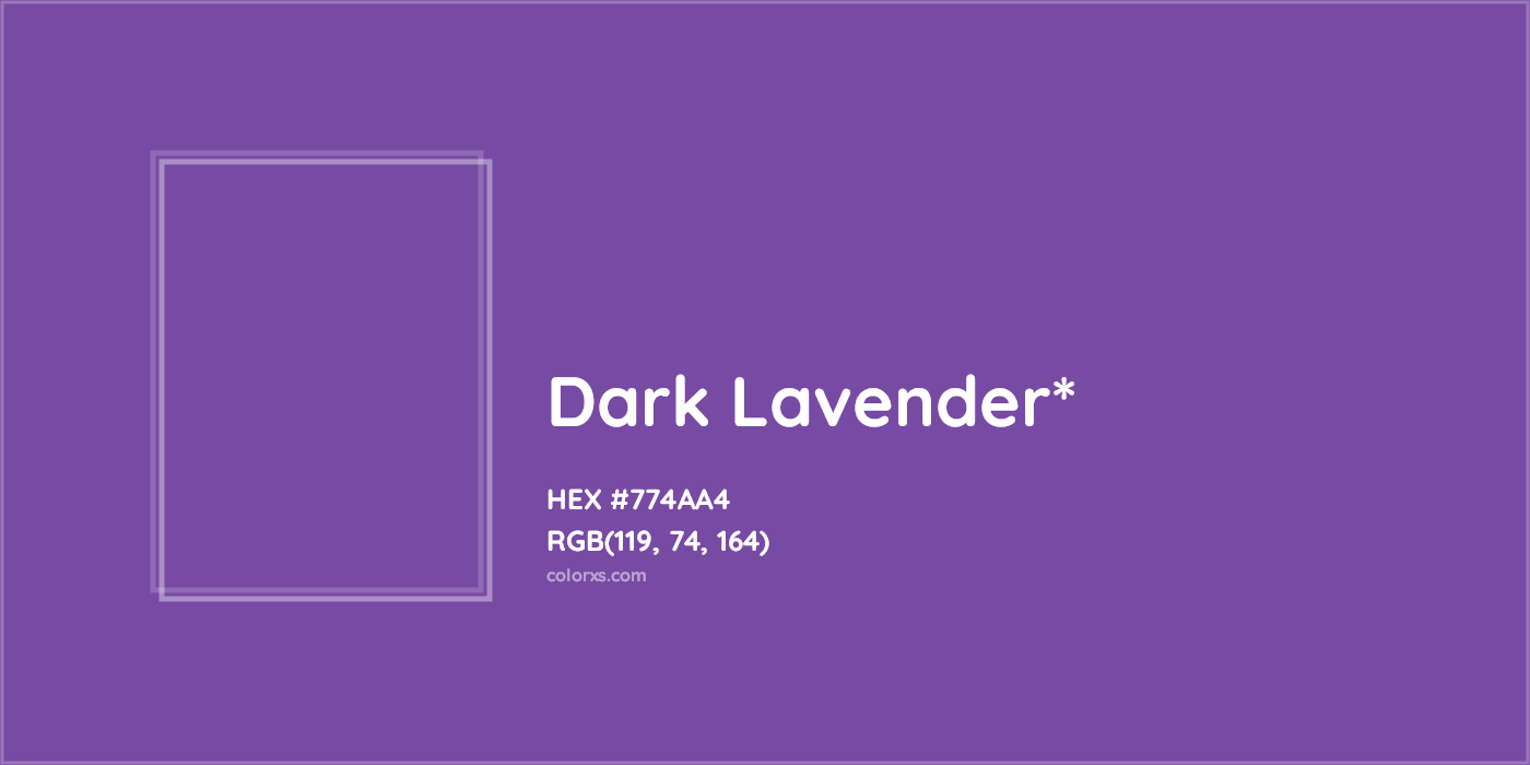HEX #774AA4 Color Name, Color Code, Palettes, Similar Paints, Images