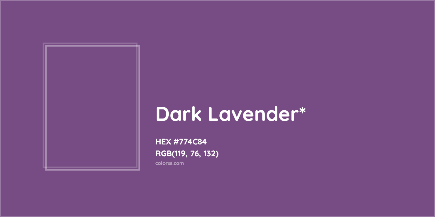 HEX #774C84 Color Name, Color Code, Palettes, Similar Paints, Images