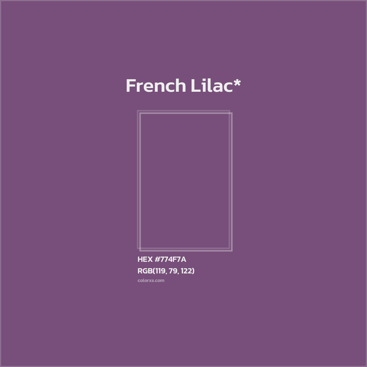 HEX #774F7A Color Name, Color Code, Palettes, Similar Paints, Images