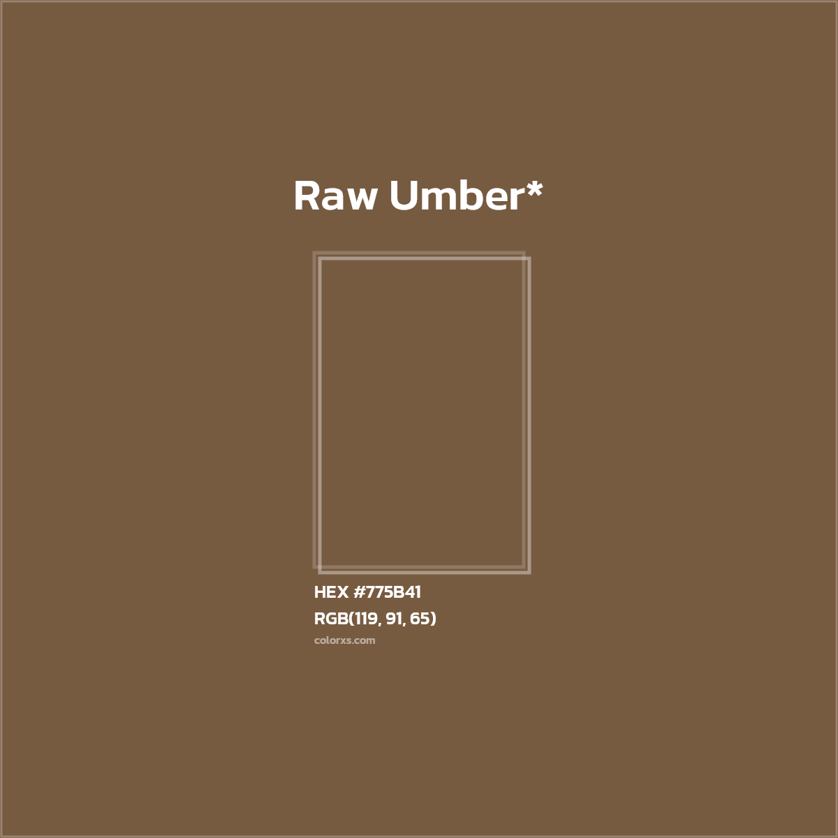 HEX #775B41 Color Name, Color Code, Palettes, Similar Paints, Images