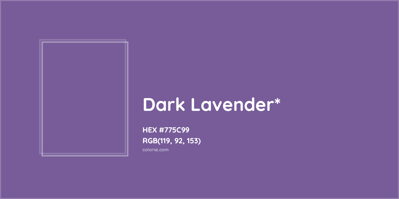 HEX #775C99 Color Name, Color Code, Palettes, Similar Paints, Images