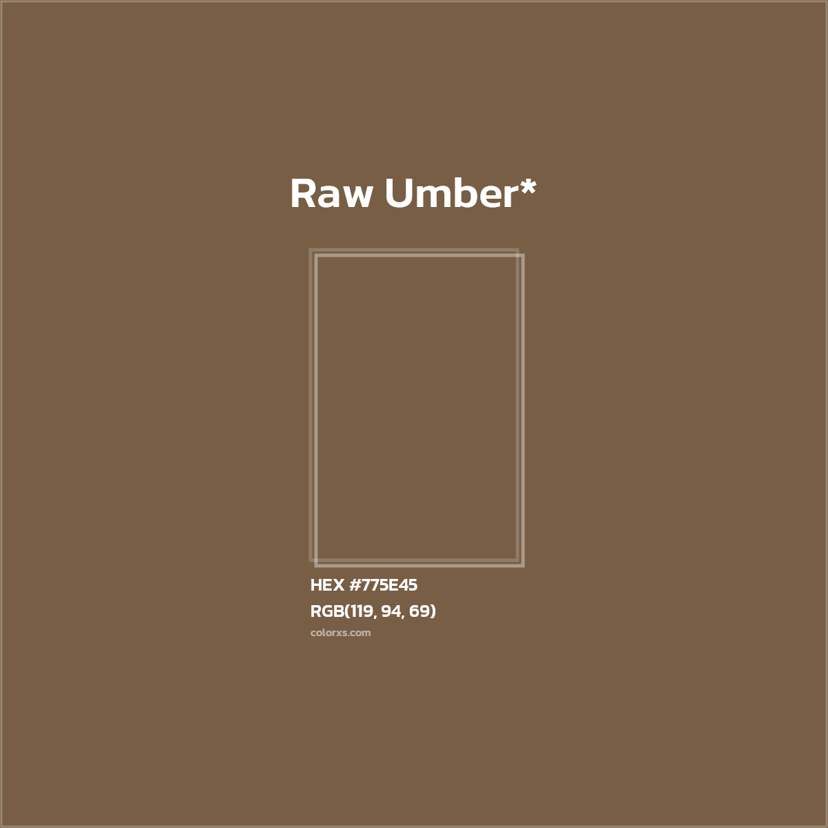 HEX #775E45 Color Name, Color Code, Palettes, Similar Paints, Images