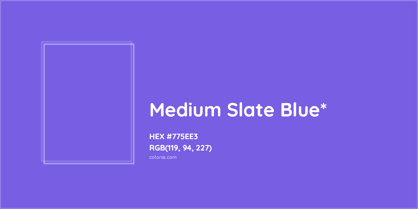 HEX #775EE3 Color Name, Color Code, Palettes, Similar Paints, Images