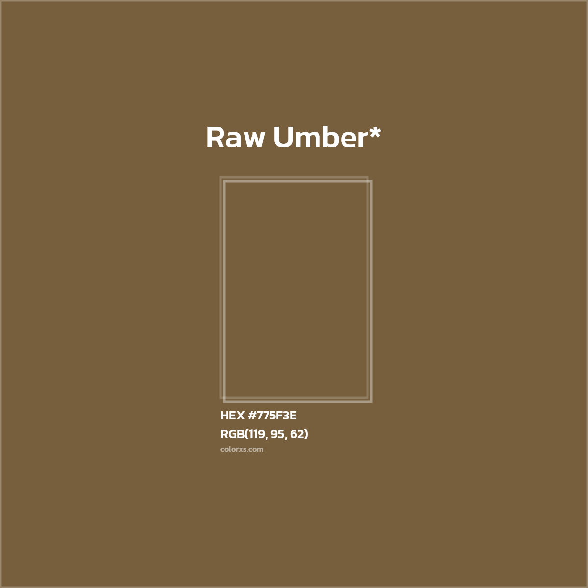 HEX #775F3E Color Name, Color Code, Palettes, Similar Paints, Images
