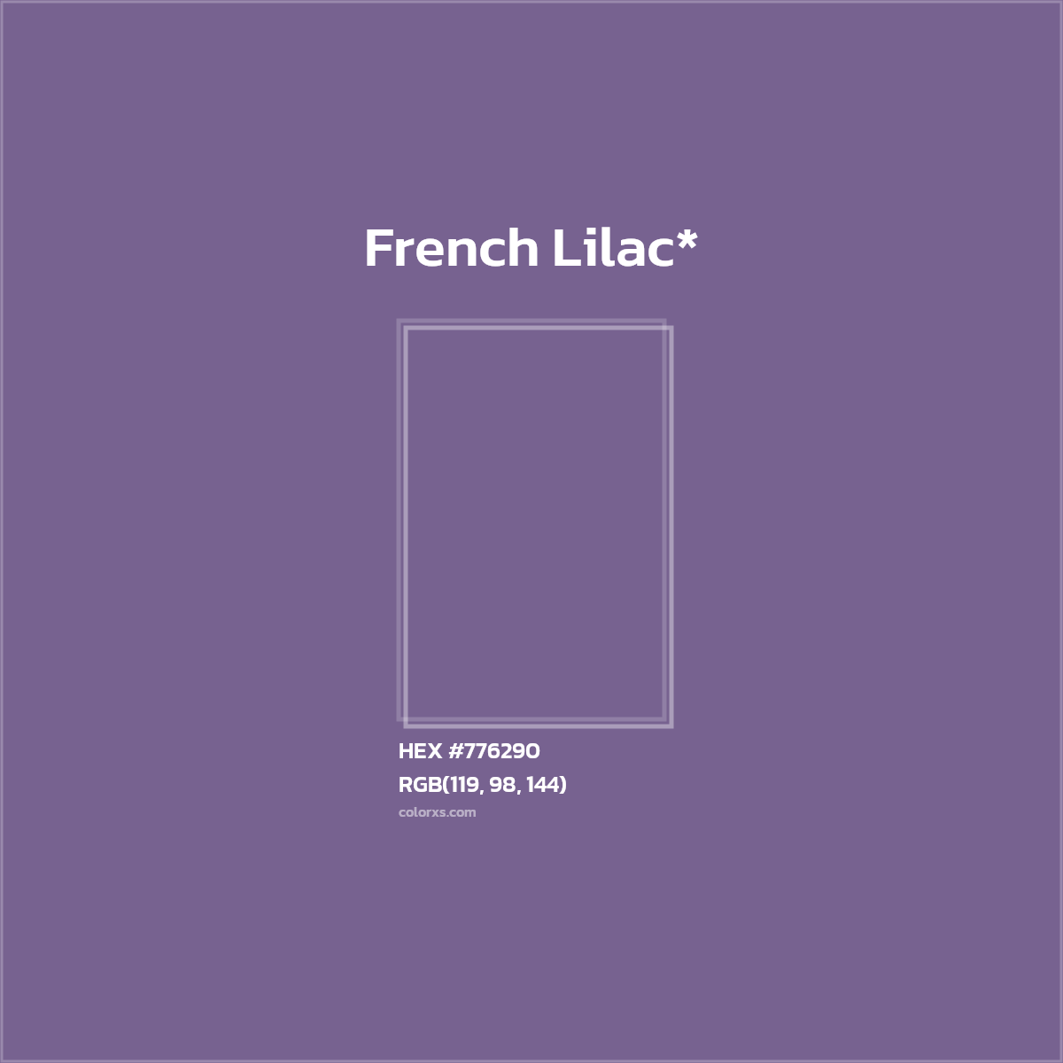 HEX #776290 Color Name, Color Code, Palettes, Similar Paints, Images