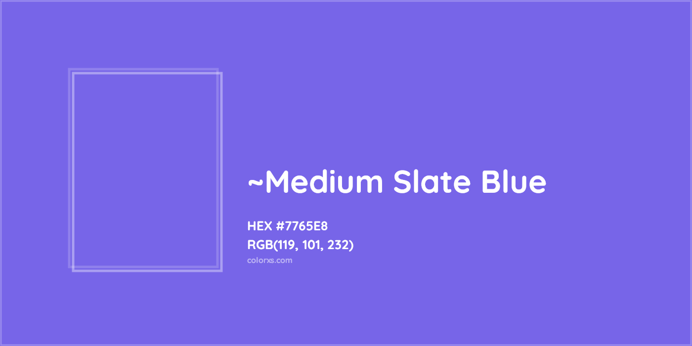 HEX #7765E8 Color Name, Color Code, Palettes, Similar Paints, Images