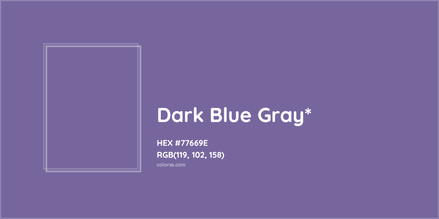HEX #77669E Color Name, Color Code, Palettes, Similar Paints, Images