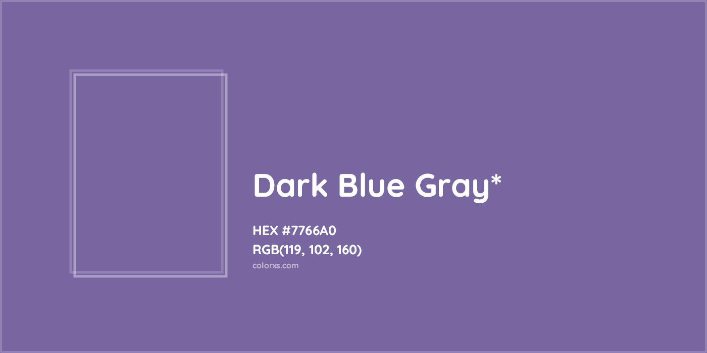 HEX #7766A0 Color Name, Color Code, Palettes, Similar Paints, Images
