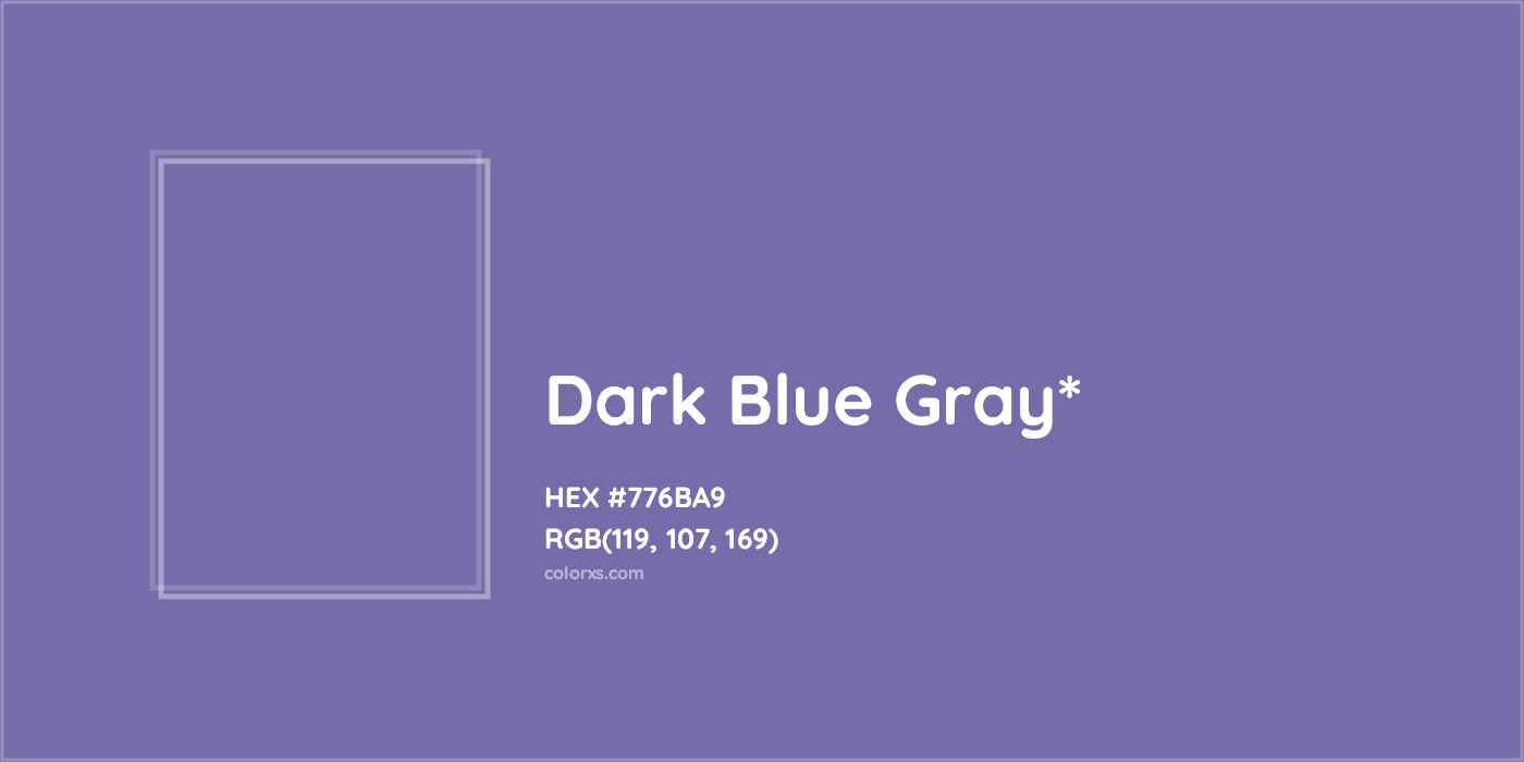 HEX #776BA9 Color Name, Color Code, Palettes, Similar Paints, Images