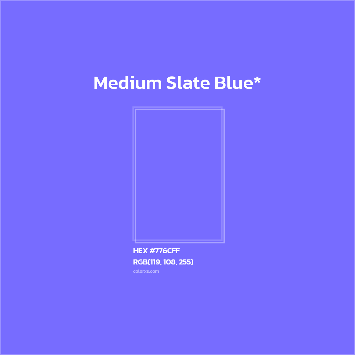 HEX #776CFF Color Name, Color Code, Palettes, Similar Paints, Images