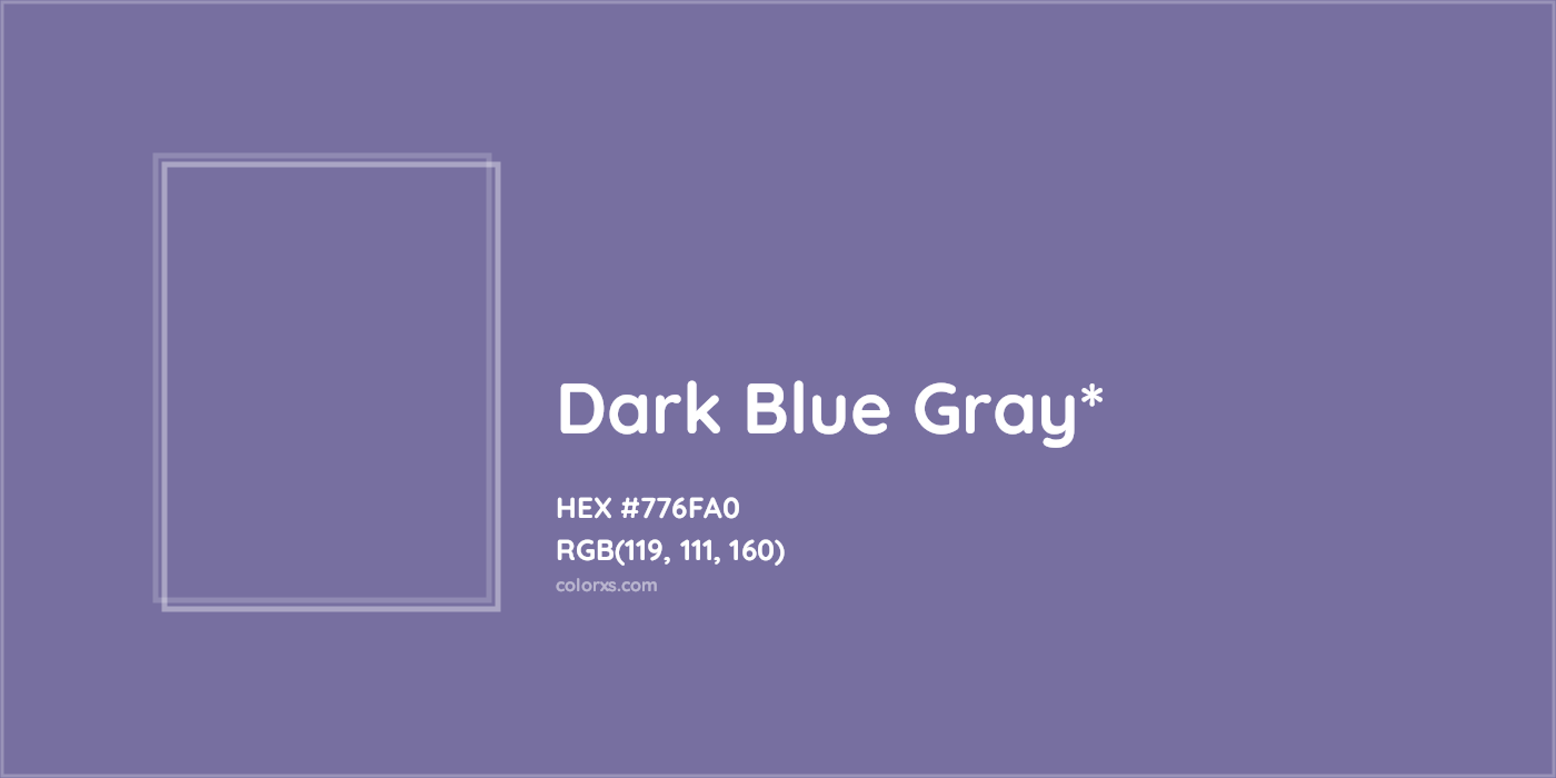 HEX #776FA0 Color Name, Color Code, Palettes, Similar Paints, Images