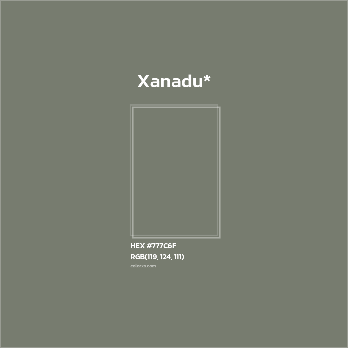 HEX #777C6F Color Name, Color Code, Palettes, Similar Paints, Images