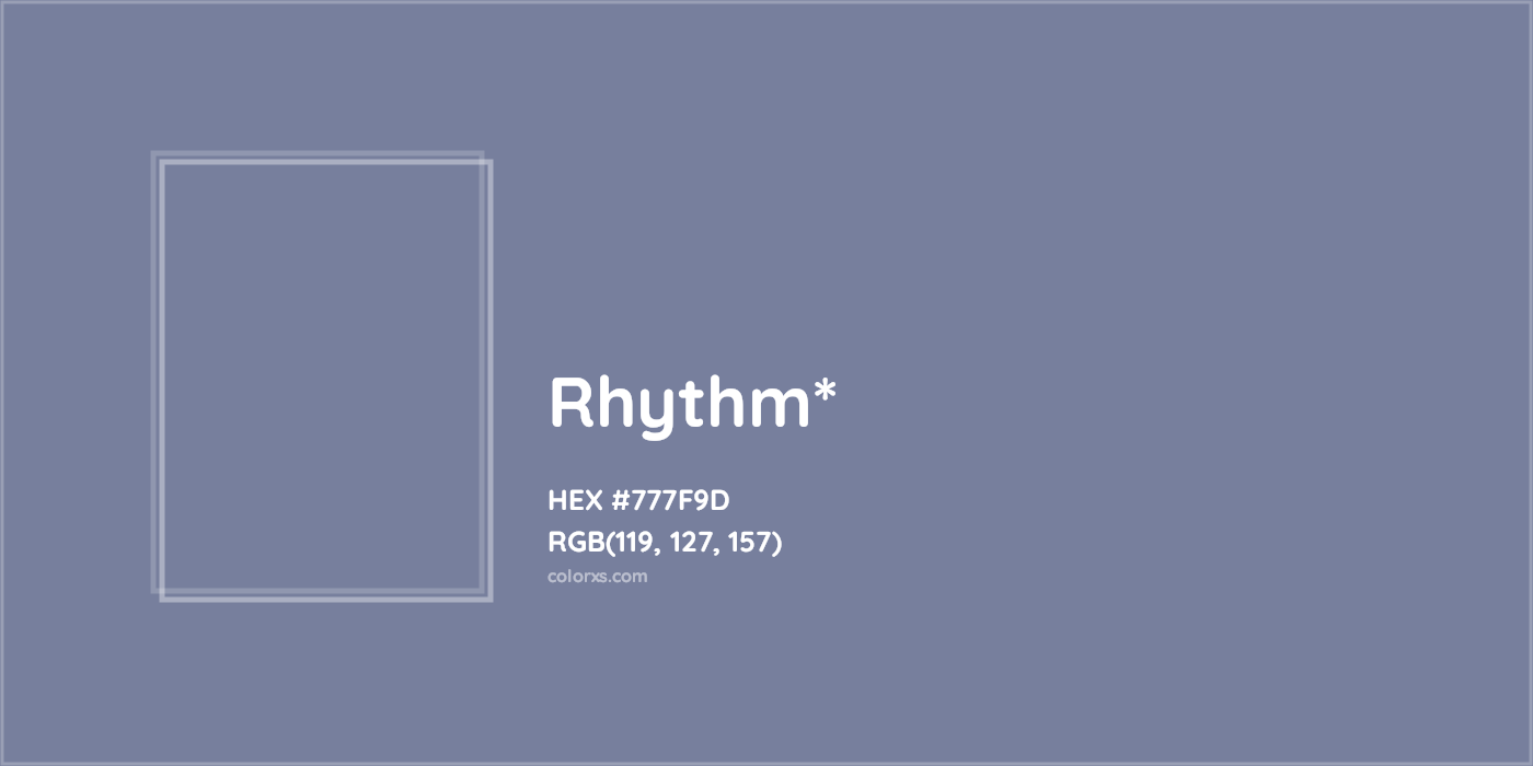 HEX #777F9D Color Name, Color Code, Palettes, Similar Paints, Images