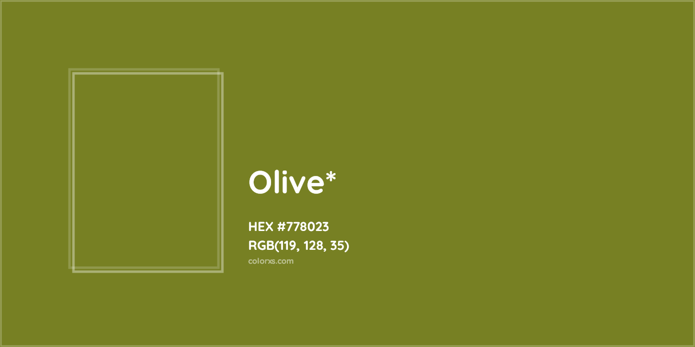 HEX #778023 Color Name, Color Code, Palettes, Similar Paints, Images