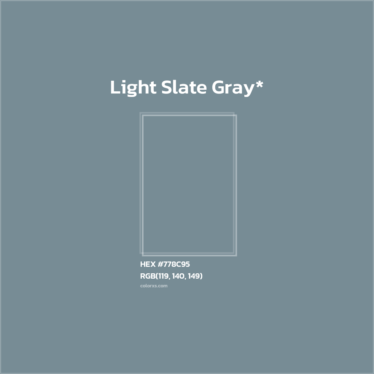 HEX #778C95 Color Name, Color Code, Palettes, Similar Paints, Images