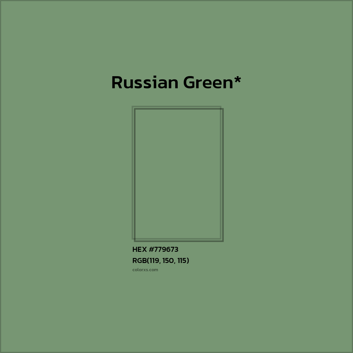 HEX #779673 Color Name, Color Code, Palettes, Similar Paints, Images
