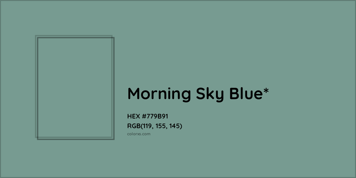 HEX #779B91 Color Name, Color Code, Palettes, Similar Paints, Images