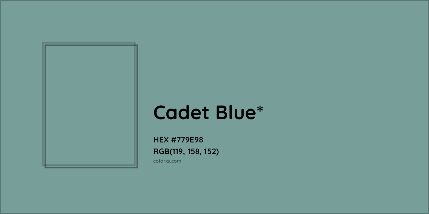 HEX #779E98 Color Name, Color Code, Palettes, Similar Paints, Images