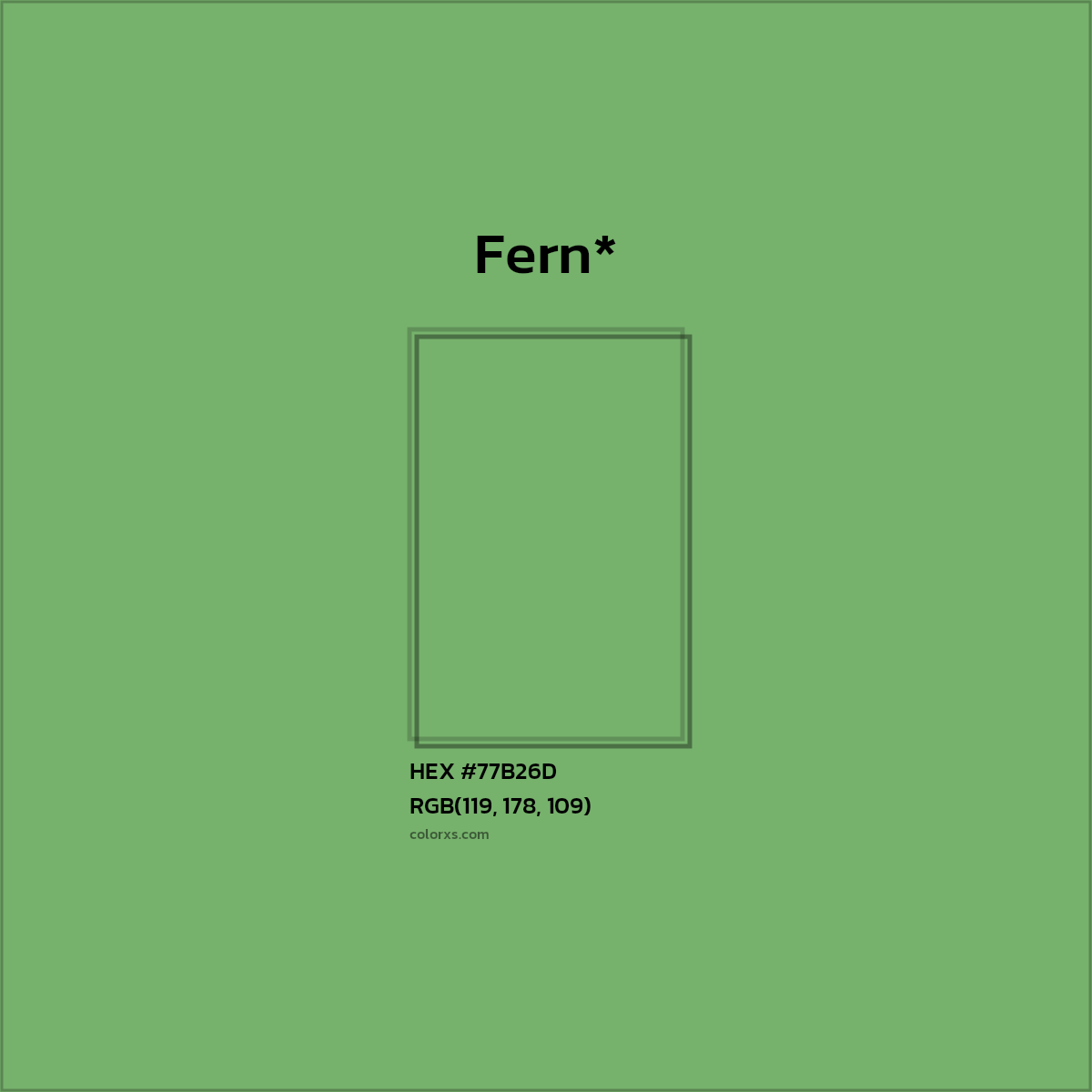 HEX #77B26D Color Name, Color Code, Palettes, Similar Paints, Images