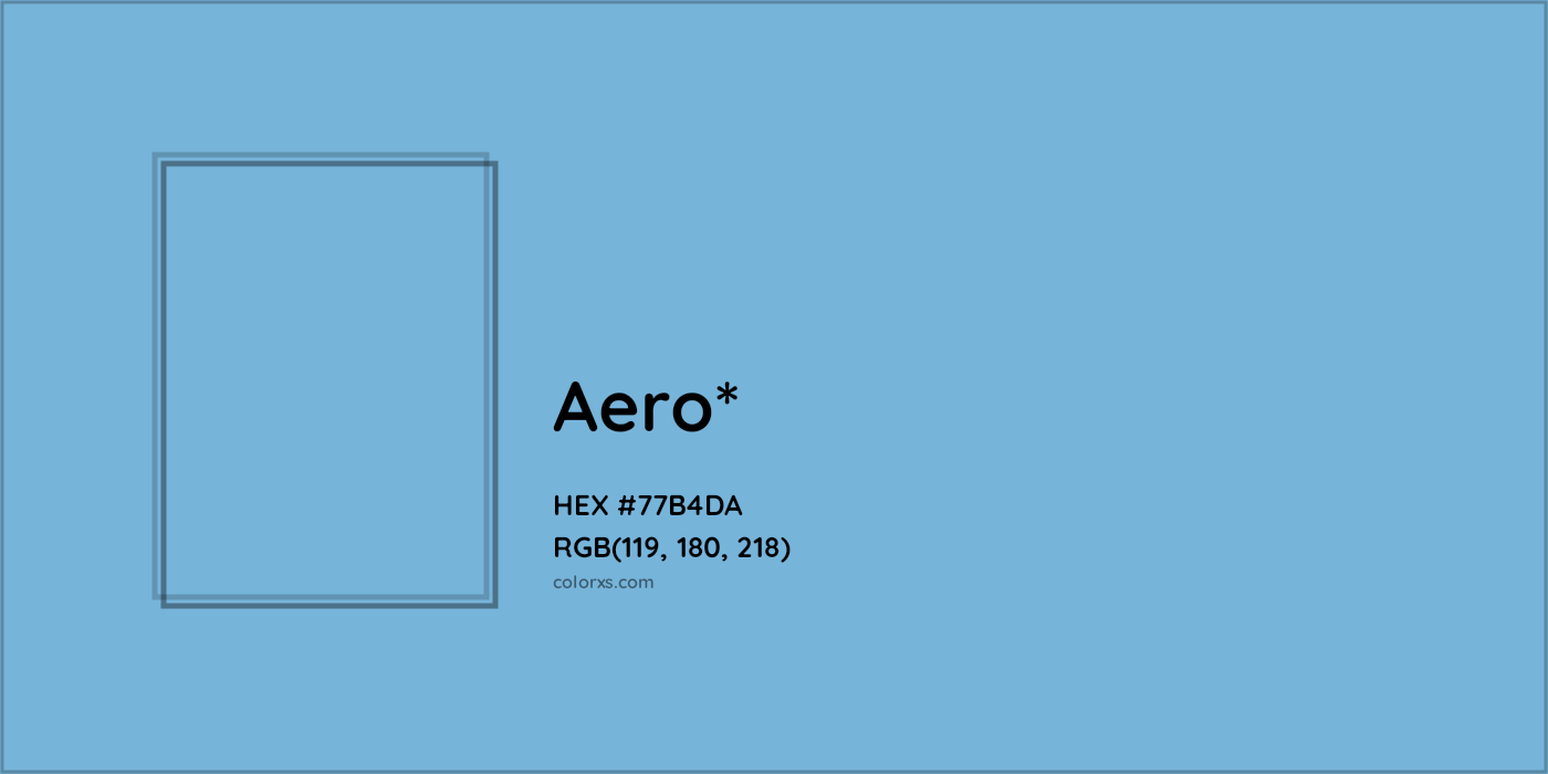 HEX #77B4DA Color Name, Color Code, Palettes, Similar Paints, Images