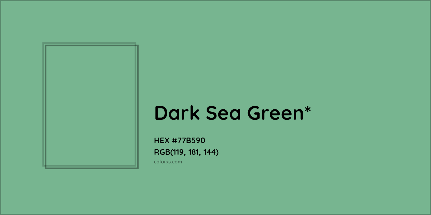 HEX #77B590 Color Name, Color Code, Palettes, Similar Paints, Images