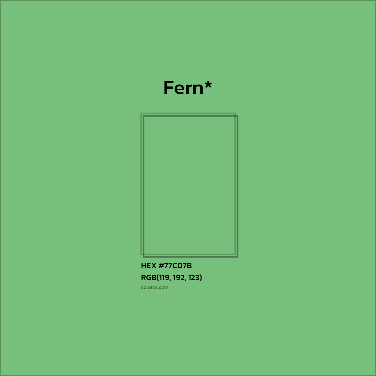 HEX #77C07B Color Name, Color Code, Palettes, Similar Paints, Images