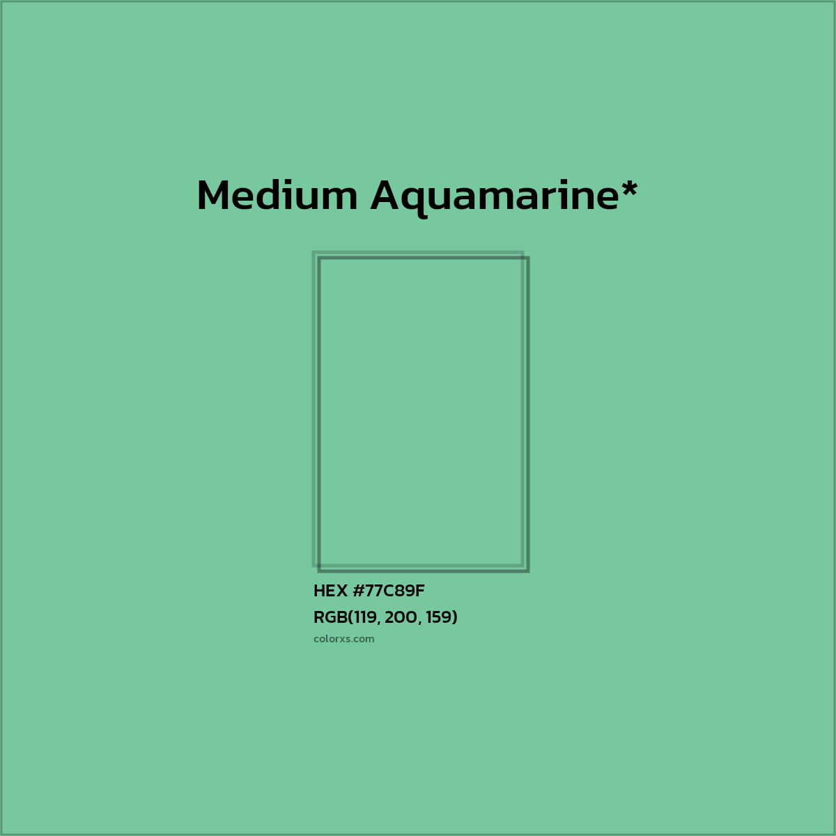 HEX #77C89F Color Name, Color Code, Palettes, Similar Paints, Images