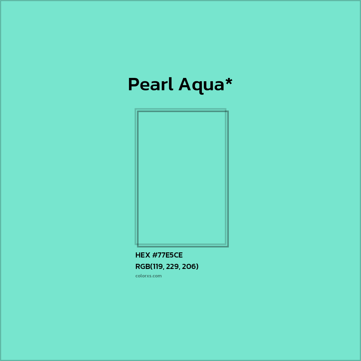 HEX #77E5CE Color Name, Color Code, Palettes, Similar Paints, Images