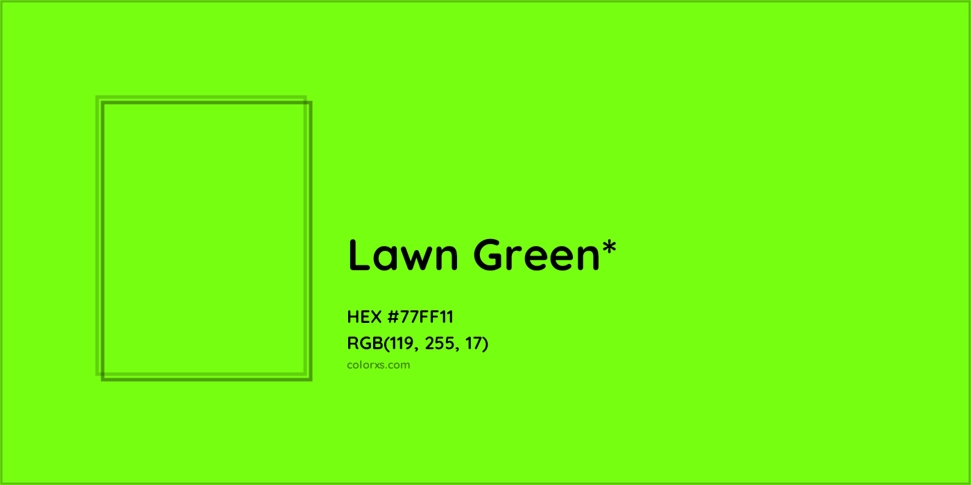 HEX #77FF11 Color Name, Color Code, Palettes, Similar Paints, Images