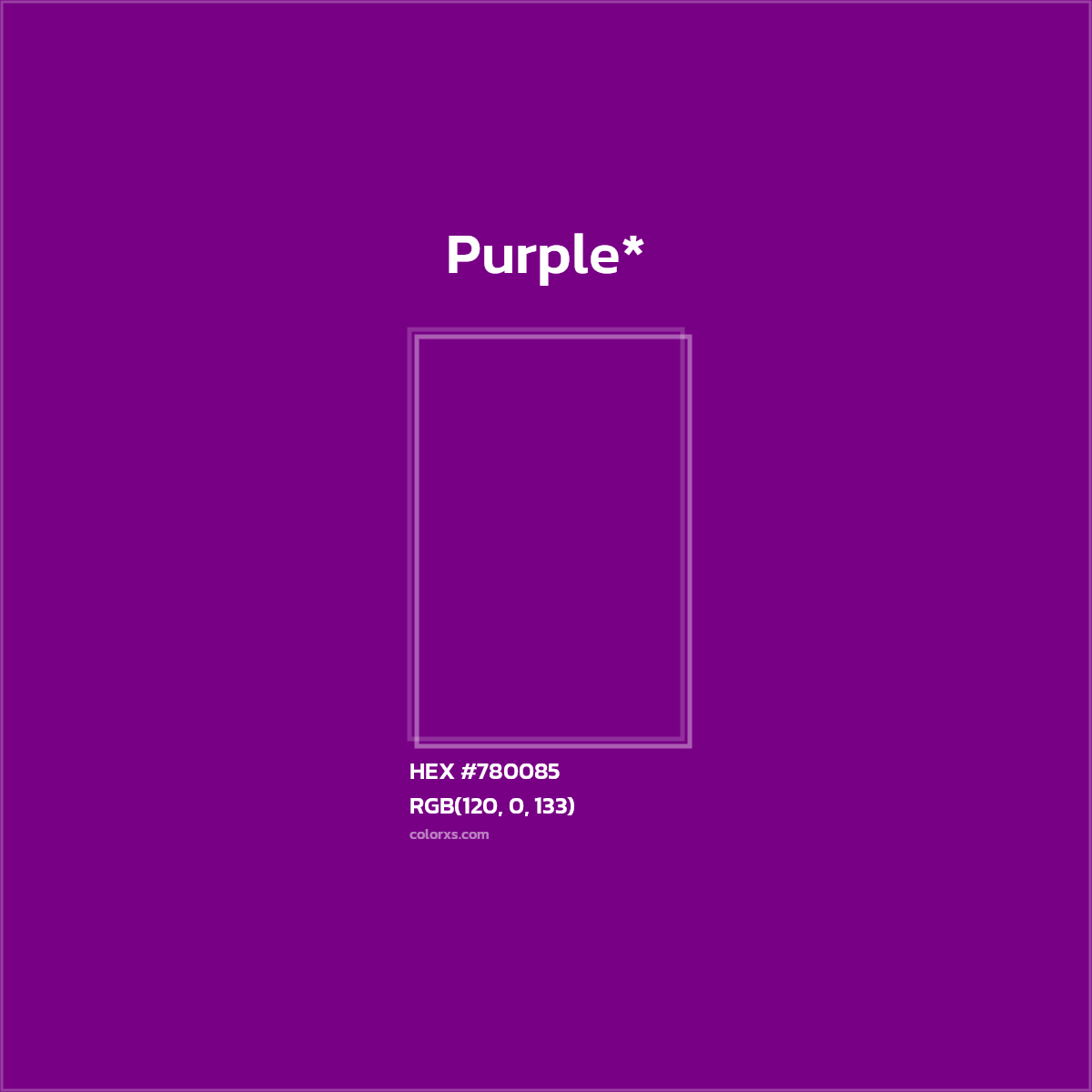HEX #780085 Color Name, Color Code, Palettes, Similar Paints, Images