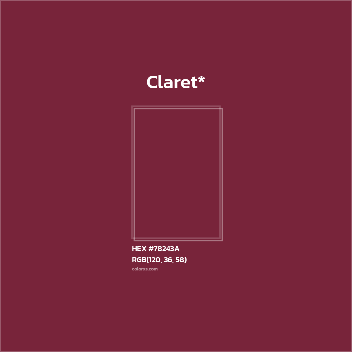 HEX #78243A Color Name, Color Code, Palettes, Similar Paints, Images