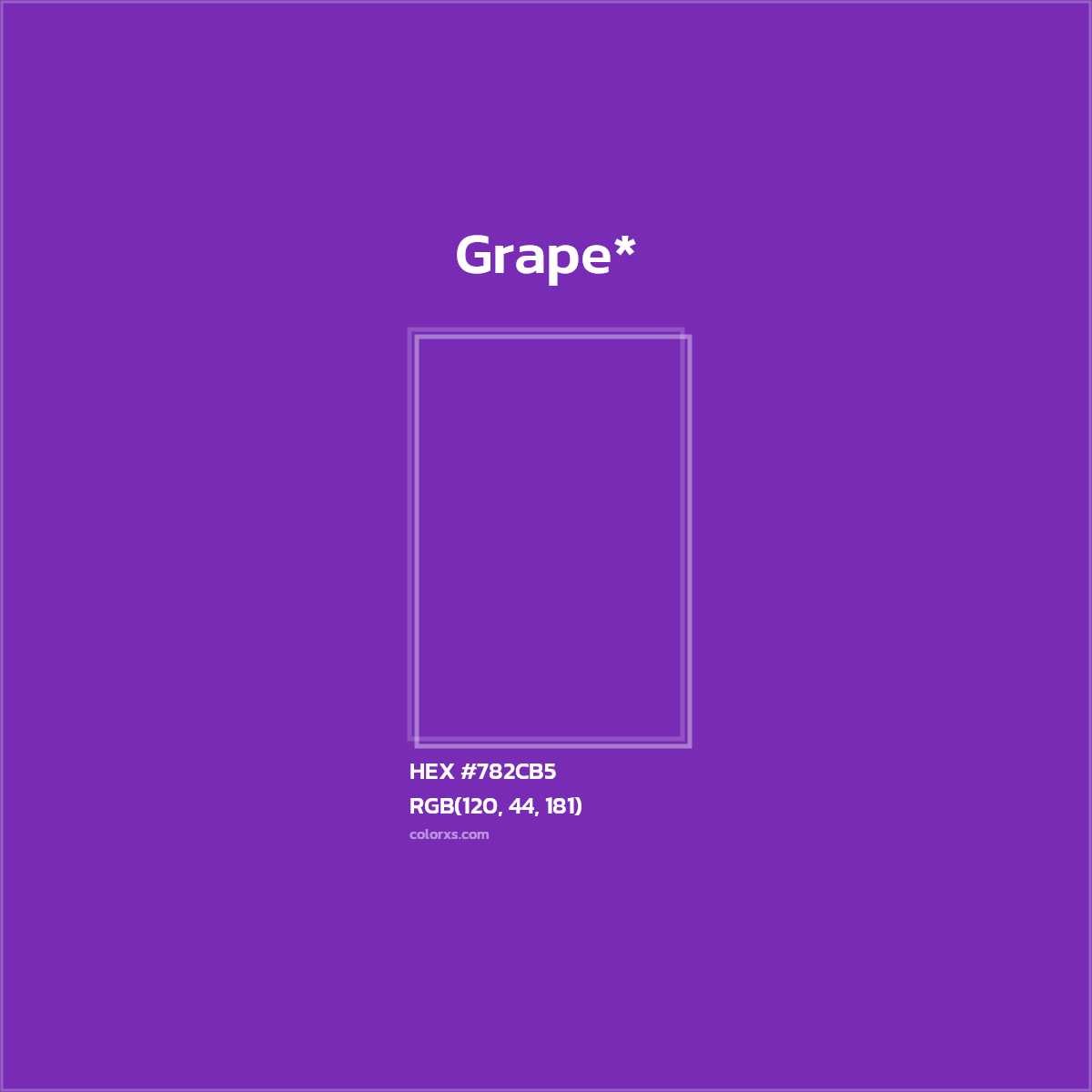 HEX #782CB5 Color Name, Color Code, Palettes, Similar Paints, Images
