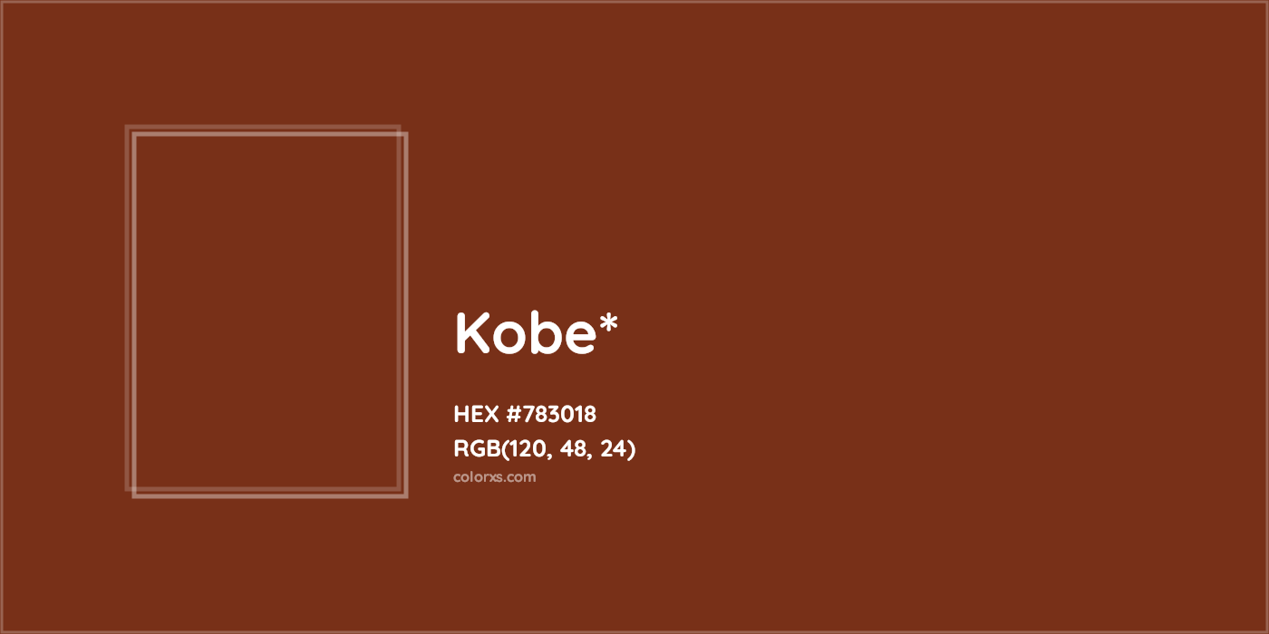 HEX #783018 Color Name, Color Code, Palettes, Similar Paints, Images