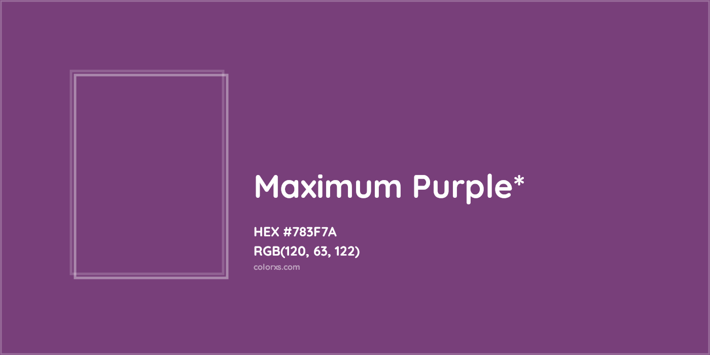 HEX #783F7A Color Name, Color Code, Palettes, Similar Paints, Images
