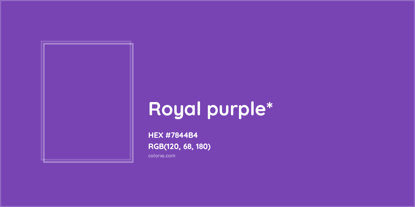 HEX #7844B4 Color Name, Color Code, Palettes, Similar Paints, Images