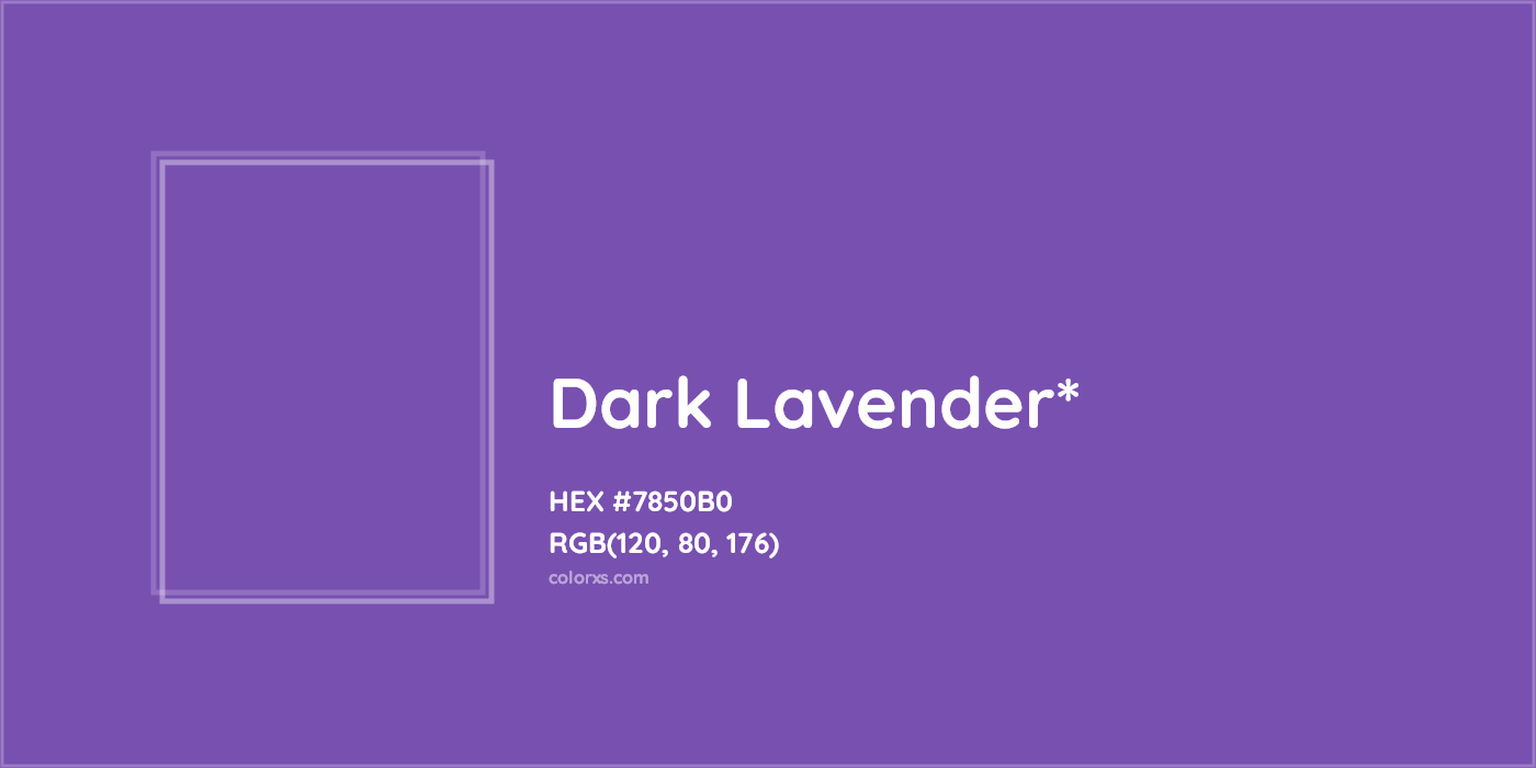 HEX #7850B0 Color Name, Color Code, Palettes, Similar Paints, Images