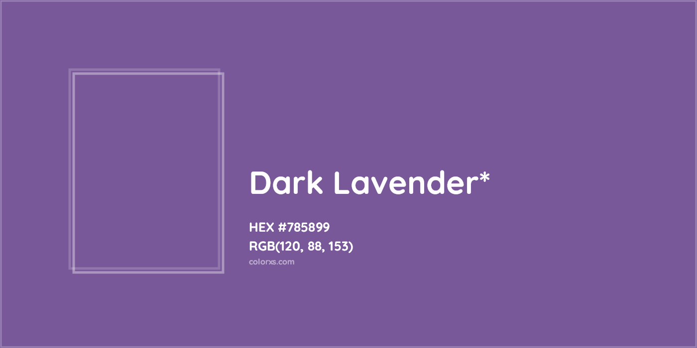 HEX #785899 Color Name, Color Code, Palettes, Similar Paints, Images