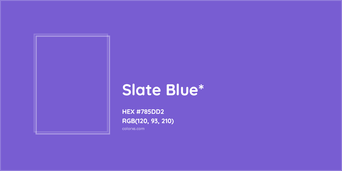 HEX #785DD2 Color Name, Color Code, Palettes, Similar Paints, Images