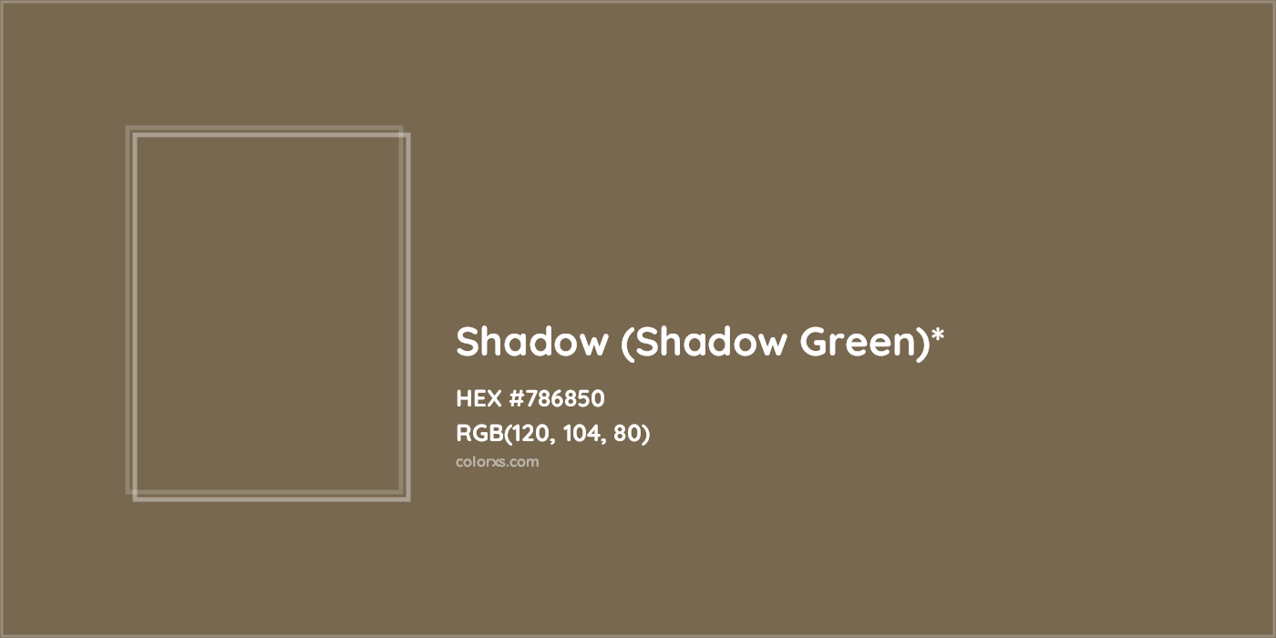 HEX #786850 Color Name, Color Code, Palettes, Similar Paints, Images