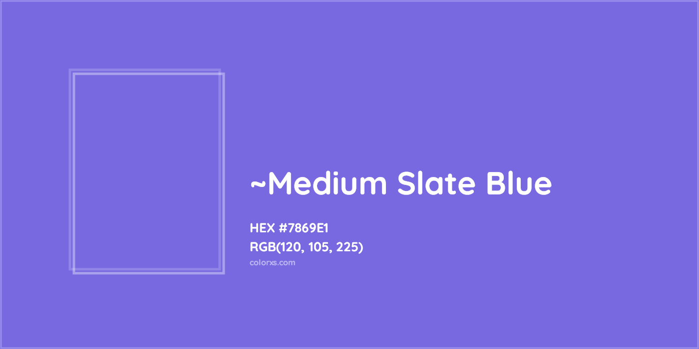 HEX #7869E1 Color Name, Color Code, Palettes, Similar Paints, Images