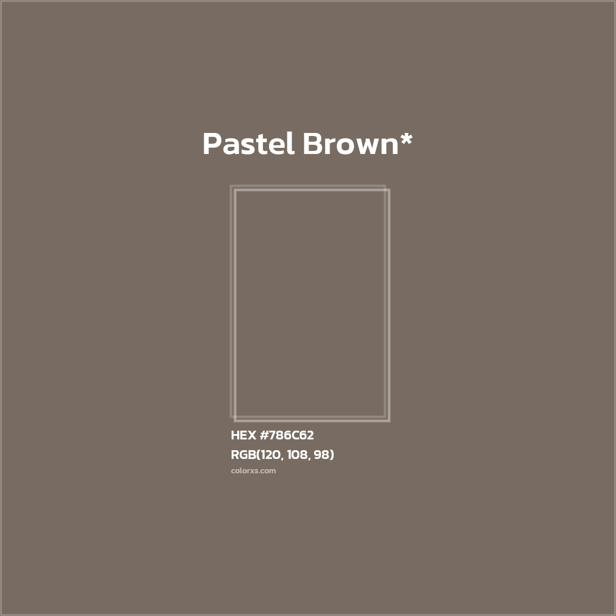 HEX #786C62 Color Name, Color Code, Palettes, Similar Paints, Images