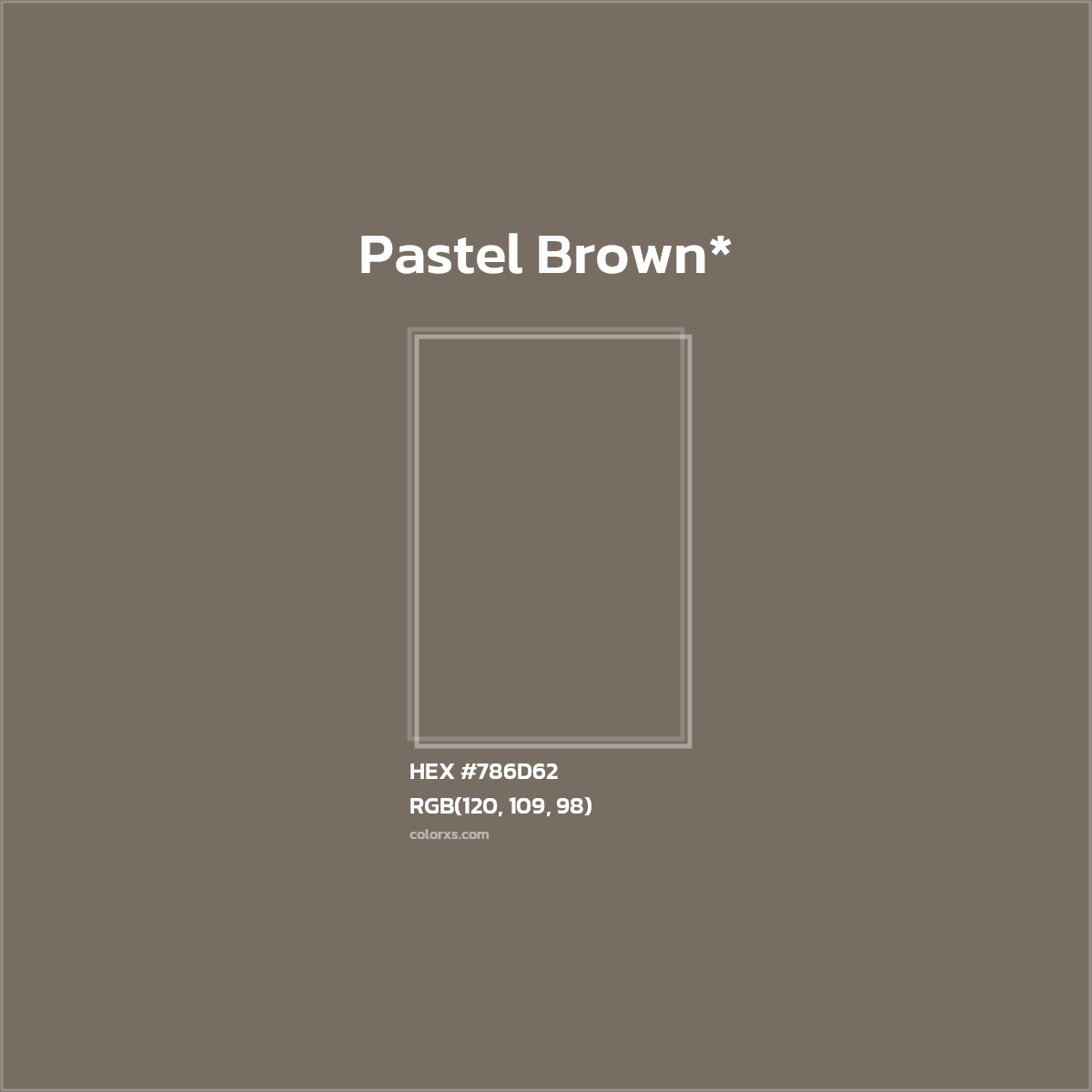 HEX #786D62 Color Name, Color Code, Palettes, Similar Paints, Images