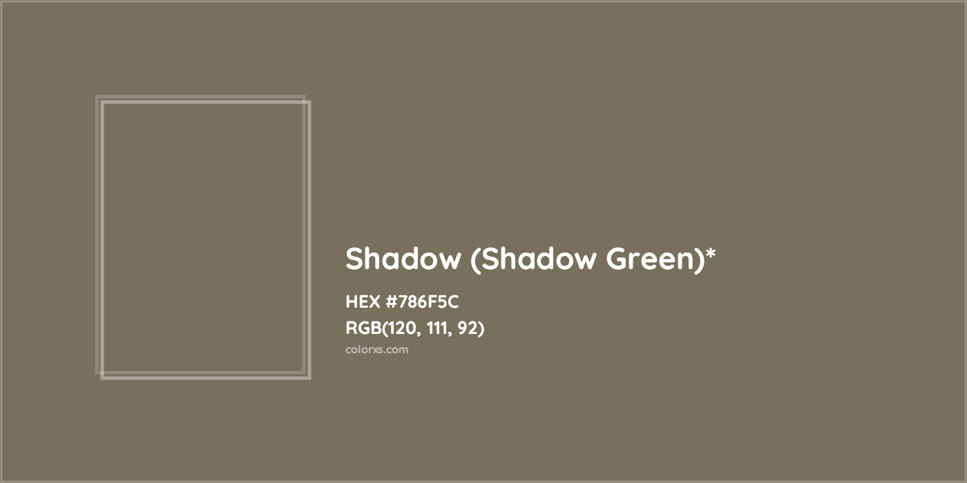 HEX #786F5C Color Name, Color Code, Palettes, Similar Paints, Images
