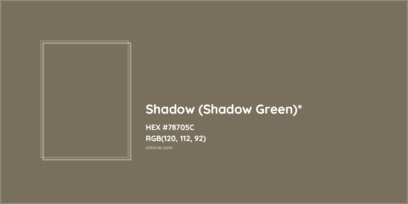 HEX #78705C Color Name, Color Code, Palettes, Similar Paints, Images