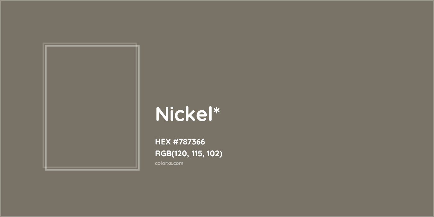 HEX #787366 Color Name, Color Code, Palettes, Similar Paints, Images