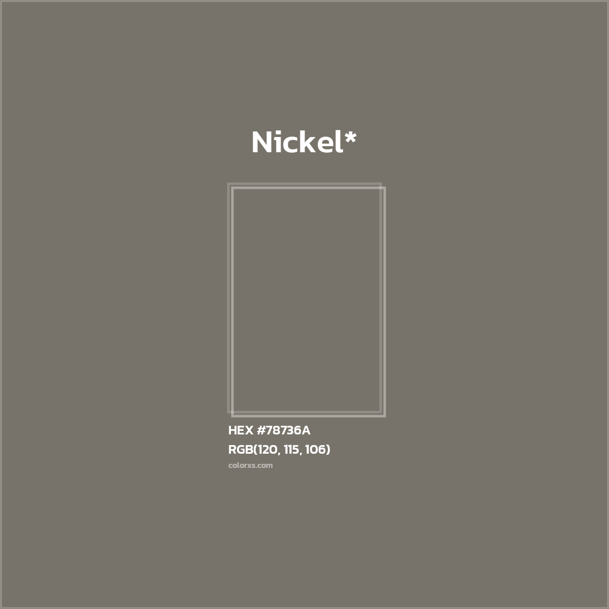 HEX #78736A Color Name, Color Code, Palettes, Similar Paints, Images