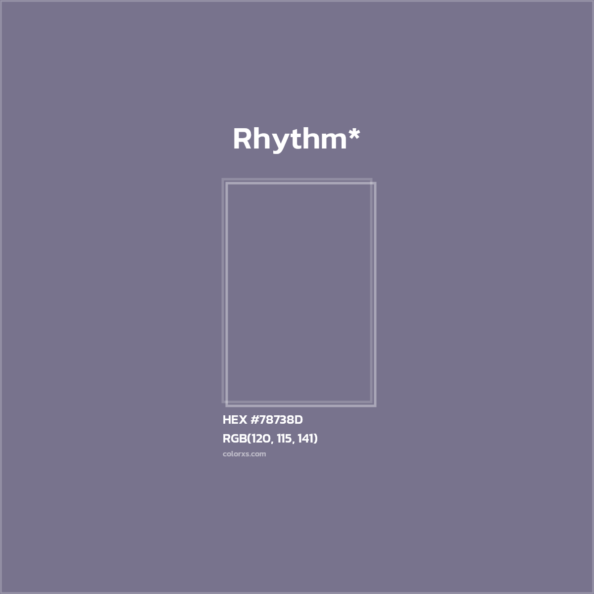 HEX #78738D Color Name, Color Code, Palettes, Similar Paints, Images